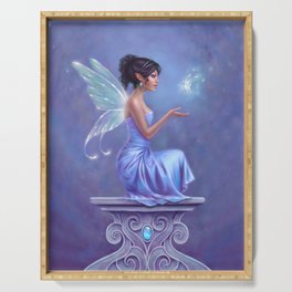Opalite Fairy Serving Tray