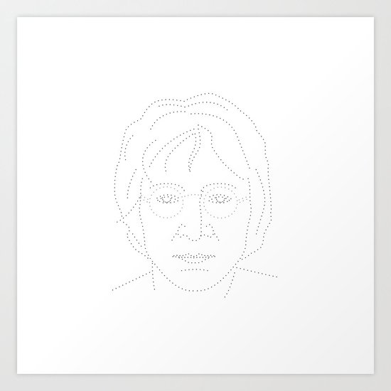 Dot and Roll - John Art Print