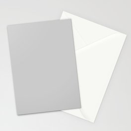 Monochrom Grey 204-204-204 Stationery Card