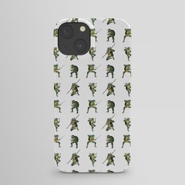 Ninja Turtle Pattern iPhone Case