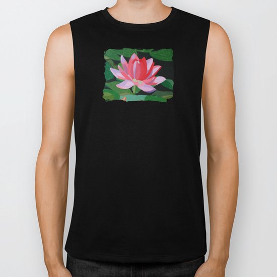 Water Lily Biker Tank