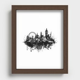 London Skyline Recessed Framed Print