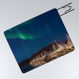 Aurora Borealis (Northern Lights)  Picnic Blanket
