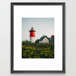 Nauset Lighthouse, Cape Cod 01 Framed Art Print