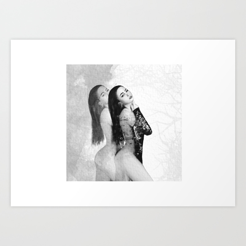 Beautiful Girl With Beauty Face Digital Painting Black And White Art Print By Krisztianbozso Society6,Short Male Hairstyles Drawing Reference