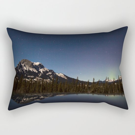 Northern lights #photography Rectangular Pillow