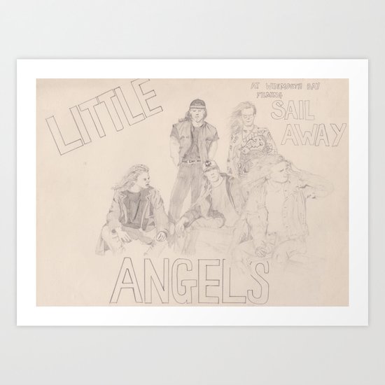 Little Angels Art Print