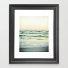 by the sea Framed Art Print