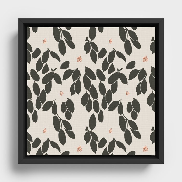Zooey Magnolia Framed Canvas