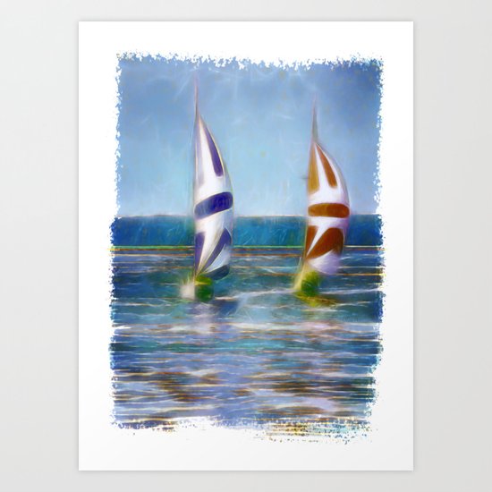 The Wind In Your Sails Art Print