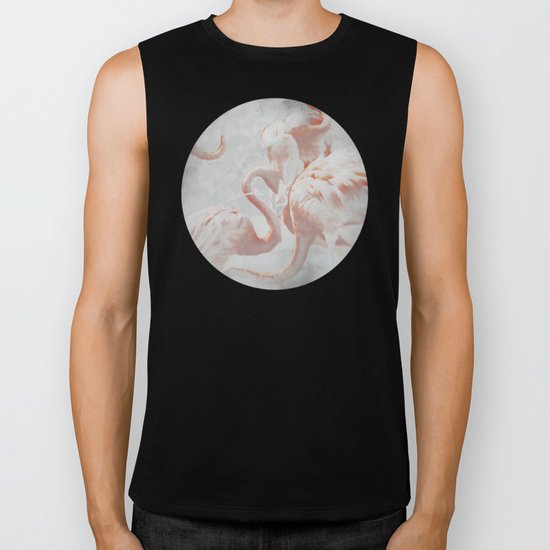 Flamingo Dance Biker Tank
