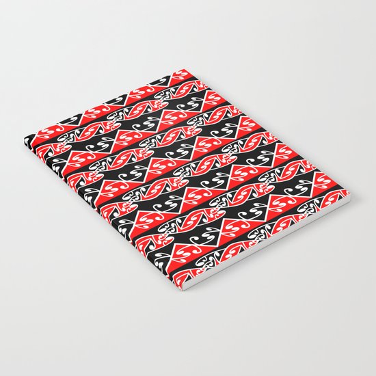 Kowhaiwhai Traditional Maori Koru Pattern Notebook