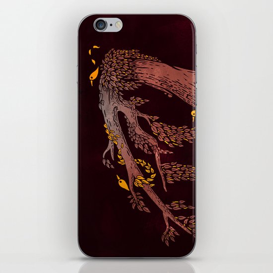 Tree Birds iPhone Skin