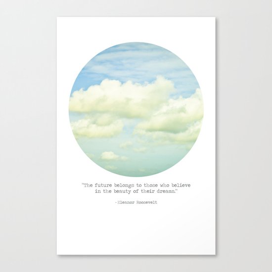 The beauty of the dreams Canvas Print