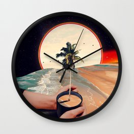 A Cup Of Sunshine Wall Clock