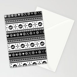 Ugly Sweater Society6 Stationery Cards
