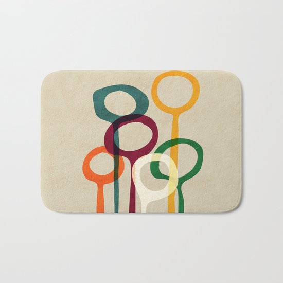 Blowing bubbles Bath Mat