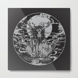 DREAMTIME - BLACK Metal Print