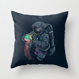 Jellyspace Throw Pillow