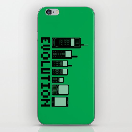Cell Phone Evolution iPhone & iPod Skin
