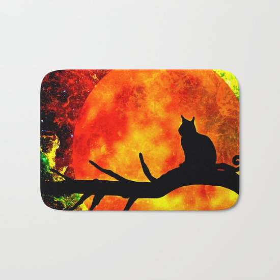 BLACK CAT Bath Mat