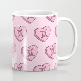 Gemini Candy Hearts Coffee Mug