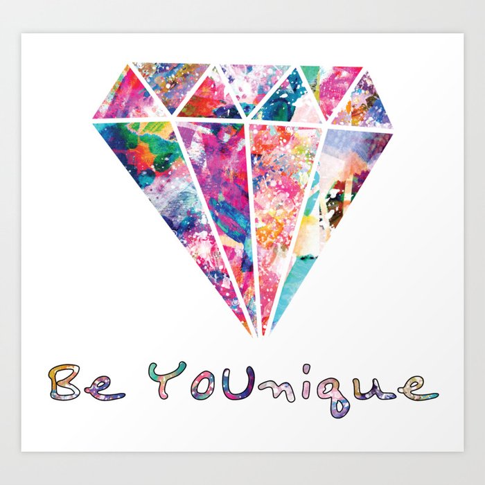 Be Younique Art Print By Njmoxon Society6