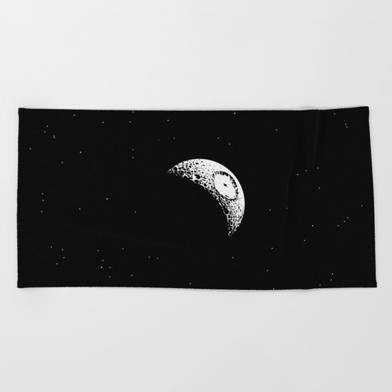 MIMAS - The Real Death Star Beach Towel