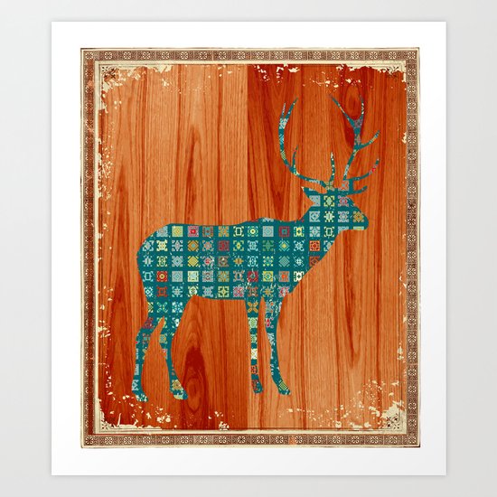 Stag 2 Art Print