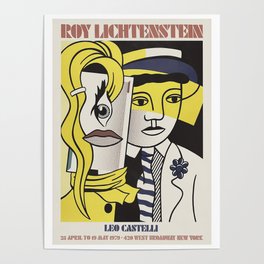 Leo Castelli by Roy Lichtenstein Poster