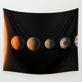 The Solar SysteM Wall Tapestry