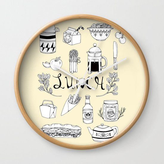 Lunch Wall Clock
