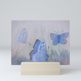 Mission Blue Butterfly Mini Art Print