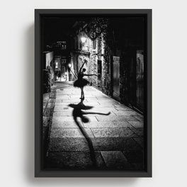 dance to the music Framed Canvas