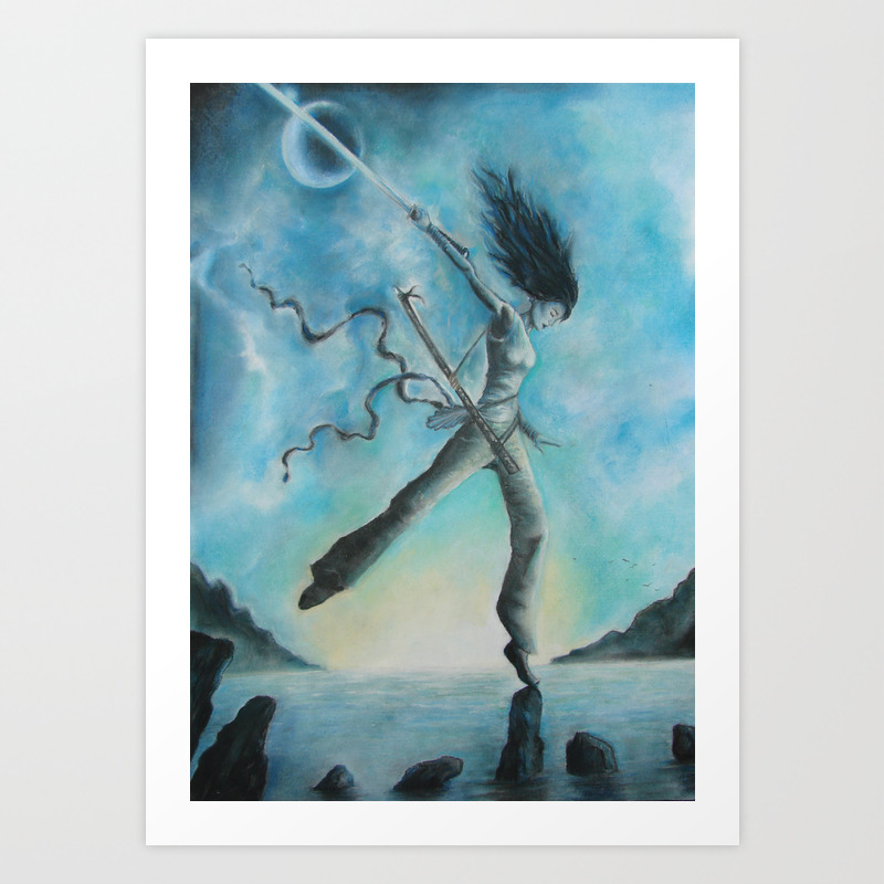 Blade Dancer Art Print By Johnlanthier Society6