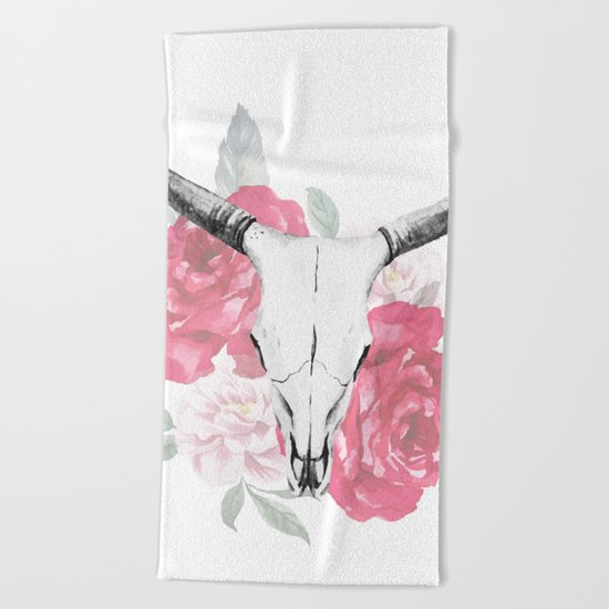 Animal Skull 08 Beach Towel