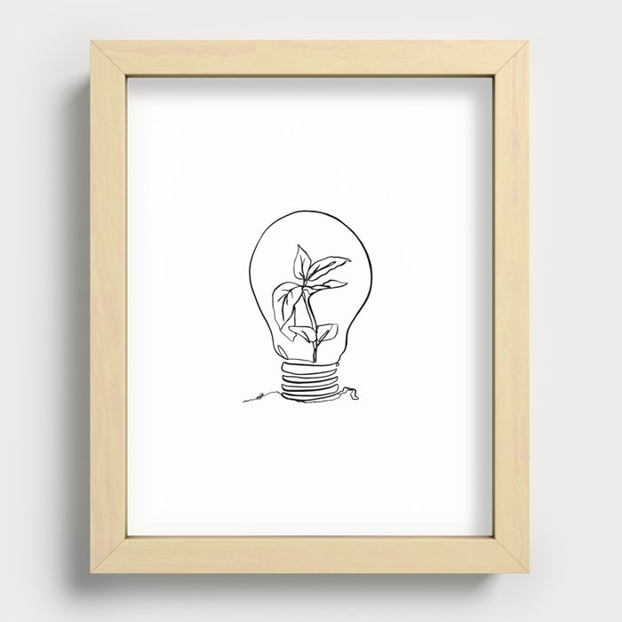 Grow Your Mind Recessed Framed Print