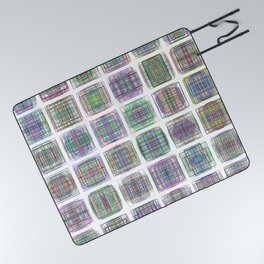 6x6 006 - gallery of abstract art pieces Picnic Blanket