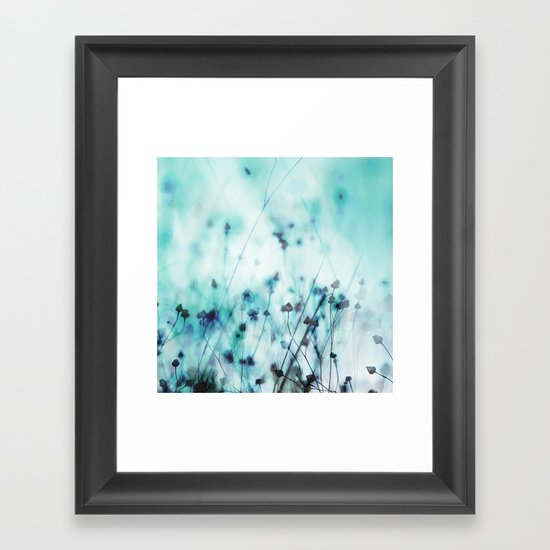 Blue Framed Art Print