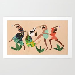 Dancing to the Beat of my Own Drum Art Print