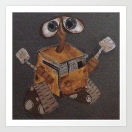 Wall E Art Prints Society6 Walle Art Print