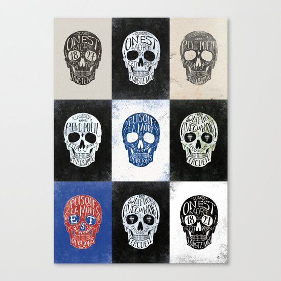 Memento Mori - BMD Design Canvas Print