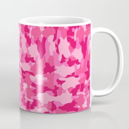 Army Camouflage Pink Pattern Background Coffee Mug
