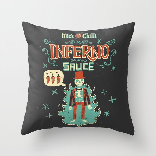 Inferno Throw Pillow