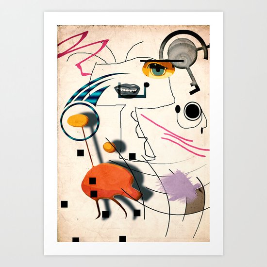 The Chicken Farmer Art Print