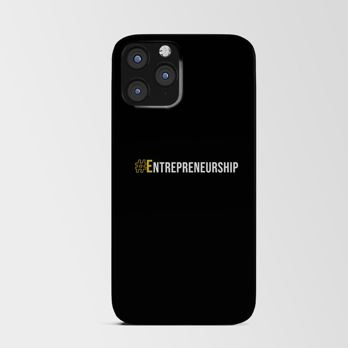 #Entrepreneurship iPhone Card Case