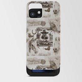 Country Western iPhone Card Case