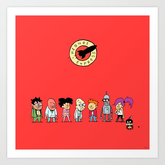 Planet Express Art Print