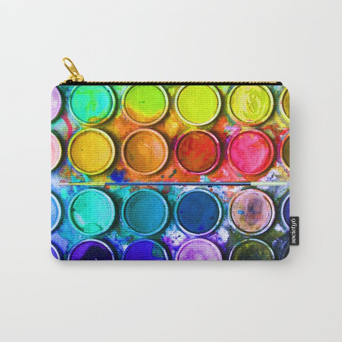 Watercolor Art Palette Carry-All Pouch