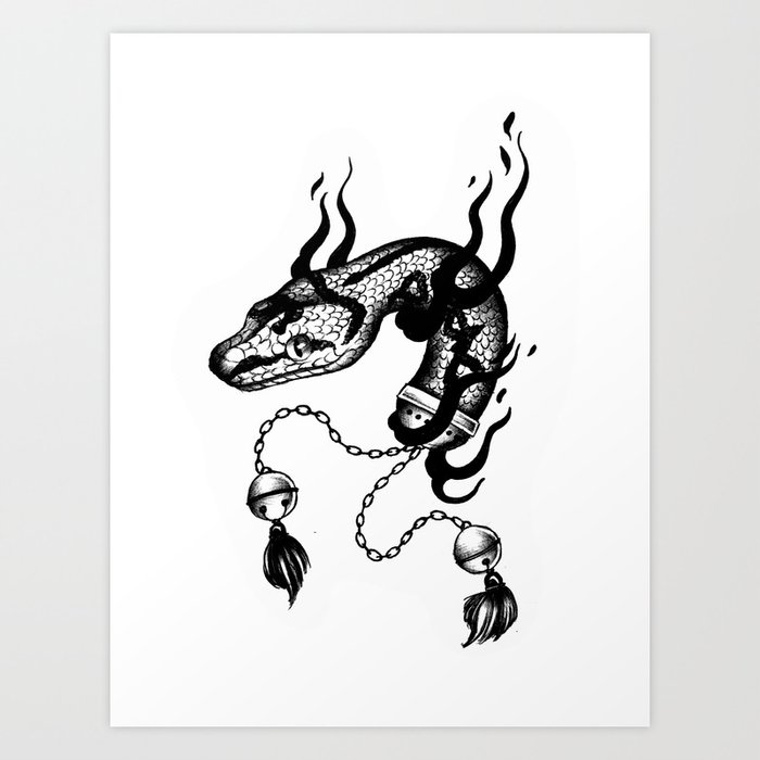 Snake  Art Print